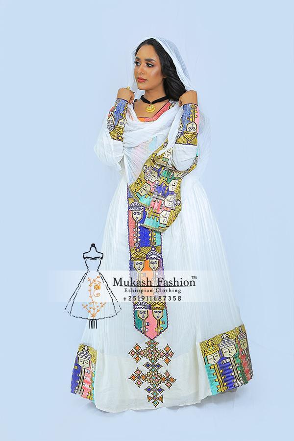 Nigus Solomon Ethiopian dress
