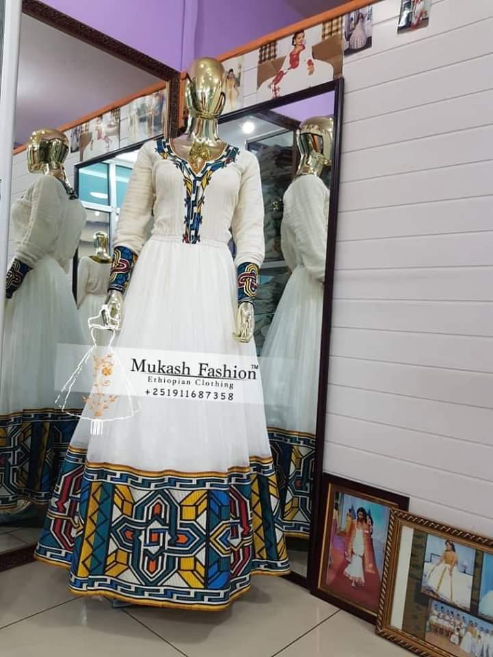 Dress Designs Ethiopian Traditional Cloth 2019 Mukash Fashion New