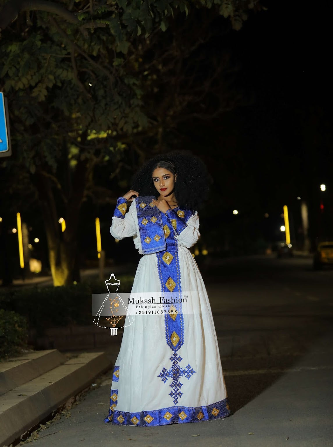 Blue Doka Ethiopian kemis 2021