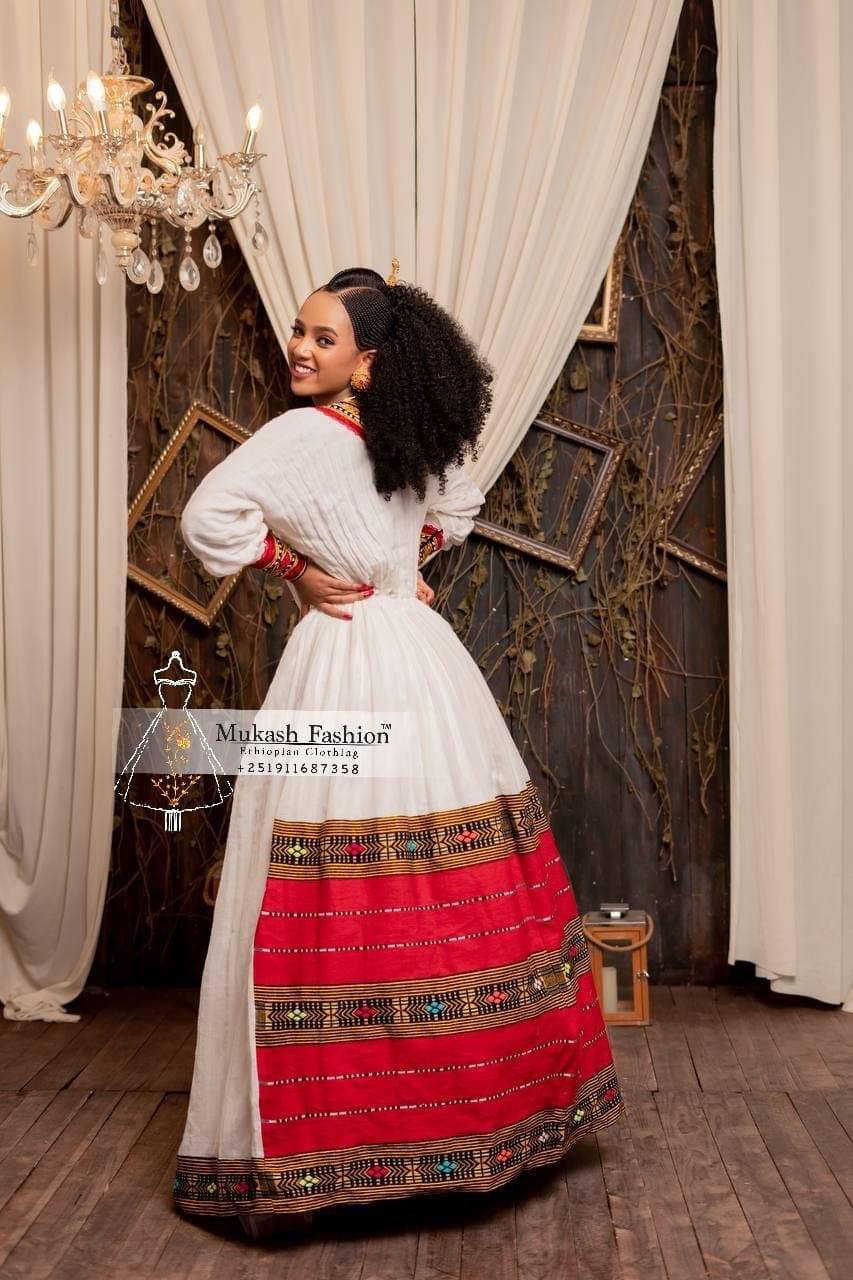 ethiopia dress fashion Ethiopian Dress for Women, Habesha Dress, Ethiopia Saba Kemis, Eritrea Zuria Handmade Clothing, New Habesha Cultural Traditional Design Gift